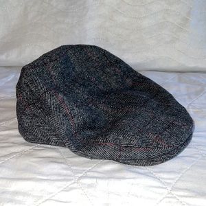 Mens Dockers Flat Newsboy Cabbie Driver Gray Lined Retro Hipster Hat NWT